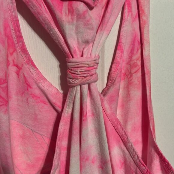 🔥 True Vintage 1997 LOONEY TUNES “TWEETY” Pink Tie-Dye Tank Top CoverUp - OSFA - Picture 6 of 9